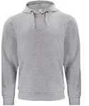 Clique Rundhalspullover Basic Hoody grau L