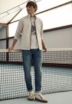 STREET ONE MEN Kurzjacke mit Stehkragen