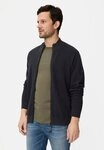 camel active Strickjacke mit Stehkragen Langarm Stehkragen