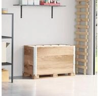 vidaXL Hochbeet, Paletten-Aufsatzrahmen 3 Stk. 100x50 cm Massivholz Kiefer