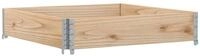 vidaXL Blumentopf Pflanzkasten 100x100 cm Massivholz Kiefer (1 St)