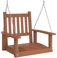 vidaXL Hollywoodschaukel Garten-H&auml;ngestuhl mit Metallketten Braun Massivholz...