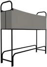 GARMIO Kaminholzregal Kaminholzregal Metall Brennholzregal Kaminholzunterstand,