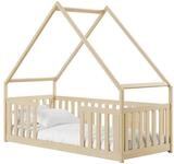 MIRJAN24 Kinderbett Bee (mit Lattenrost Flex aus Buchensperrholz),...