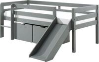 Vipack Spielbett Pino, Kiefer massiv, mit Rolllattenrost, 2 Rollboxen, Made in...