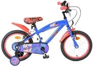 Volare Kinderfahrrad Sonic 16 Zoll Jungen Blau &ndash; Zwei Handbremsen, abnehmbare