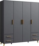 rauch Dreht&uuml;renschrank Kleiderschrank Schrank Garderobe SHINJO Breiten...