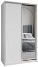 Masseno Schwebet&uuml;renschrank TAVI 120 cm Kleiderschrank mit Spiegel 2 T&uuml;ren...