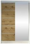 MIRJAN24 Kleiderschrank Lino III (Schiebet&uuml;renschrank mit Kleiderstange,...