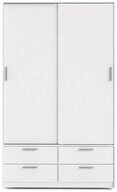 Tvilum Kleiderschrank Line Kleiderschrank Schiebet&uuml;renschrank mit 2 T&uuml;re