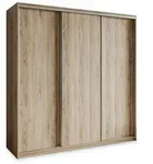 Masseno Schwebet&uuml;renschrank NISSE 180 cm Kleiderschrank 3 T&uuml;ren und 4...