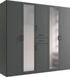 Wimex Dreht&uuml;renschrank Dillingen Schubladen auf bequemer Zugriffsh&ouml;he, mit Spiegel