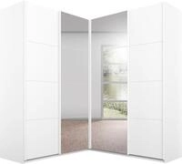 rauch Schwebet&uuml;renschrank Schrank Garderobe Eckkleiderschrank QUADRA Front in