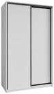 Masseno Schwebet&uuml;renschrank NISSE 120 cm Kleiderschrank 2 T&uuml;ren und 2...
