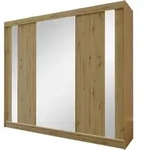 Beautysofa Kleiderschrank GAJA II mit Spiegel (Schrank mit Schubladen und