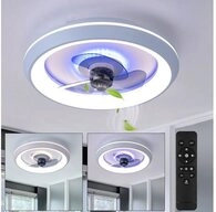 GLOBO LIGHTING Deckenventilator, Deckenventilator mit Licht Lampen mit...
