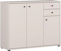 FORTE Kommode Tempra, Kommode, 3 T&uuml;ren, 2 Schubk&auml;sten, viel Stauraum, B/H/T