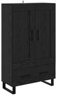 vidaXL Highboard Highboard Schwarz Eichen-Optik 69,5 x 31 x 115 cm...
