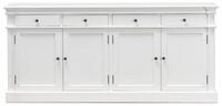 ebuy24 Sideboard Amaretta Sideboard antik wei&szlig;, antik patiniert mit