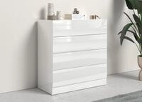 borchardt M&ouml;bel Kommode Vaasa, Kommode mit 4 Schubk&auml;sten auf Kugelf&uuml;hrungen,