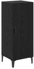 vidaXL Sideboard Sideboard Schwarz Eichen-Optik 34,5 x 34 x 90 cm Holzwerkstoff (1