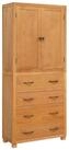 vidaXL Highboard, Aufbewahrungsm&ouml;bel-Set mit Schubladen Braun Holzwerkstoff