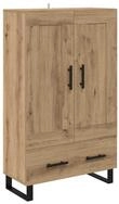 vidaXL Highboard Highboard Artisan-Eiche 69,5 x 31 x 115 cm Holzwerkstoff (1 St)