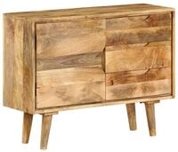 vidaXL Sideboard Sideboard Massivholz 90x30x69 cm (1 St)