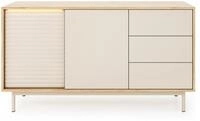 Beautysofa Kommode TERRA mit 2-t&uuml;rig und 3 Schubladen (Art Deco & Skandi Stil),