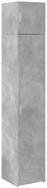 vidaXL Sideboard Hochschrank Schmal Betongrau 40x42,5x225 cm Holzwerkstoff (1...