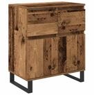 vidaXL Sideboard Sideboard Altholz 60 x 35 x 70 cm Verbundholz und Eisen (1 St)