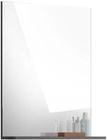 xonox.home Spiegel, Rauchsilber Melamin Modern 60x79x18 cm