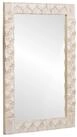 vidaXL Badezimmer-Set Badezimmer Spiegel Wei&szlig;e gewaschene Oberfl&auml;che 50 x 70...