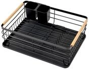 PROREGAL&reg; Trockenst&auml;nder Abtropfgestell Geschirr 15x42x31cm Stahl inkl.