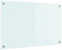 vidaXL K&uuml;chenr&uuml;ckwand K&uuml;chenr&uuml;ckwand Milch 80 x 50 cm Geh&auml;rtetes Glas, (1-tlg)