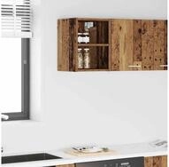 vidaXL H&auml;ngeschrank H&auml;ngeschrank Altholz 30 x 29,5 x 40 cm Holzwerkstoff