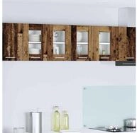 vidaXL H&auml;ngeschrank H&auml;ngeschrank mit Speicher Altholz 60 x 31 x 40 cm Holzwerkstoff
