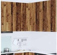 vidaXL H&auml;ngeschrank H&auml;ngeschrank Altes Holz und Wei&szlig; 57 x 57 x 100 cm