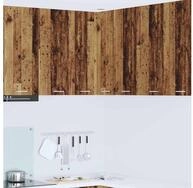 vidaXL H&auml;ngeschrank H&auml;ngeschrank Altes Holz und Wei&szlig; 57 x 57 x 80 cm...