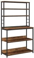 vidaXL B&uuml;cherregal K&uuml;chenregal Altholz 100 x 40 x 168 cm Holzwerkstoff, 1-tlg.