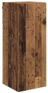 vidaXL H&auml;ngeschrank Wandschrank Altholz 34,5 x 34 x 90 cm Holzwerkstoff (1-St)