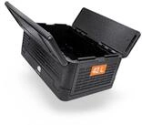Spetebo Thermobeh&auml;lter Thermobox faltbar schwarz zum Warmhalten und K&uuml;hlen,...