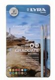 LYRA Aquarellstifte LYRA Aquarellstifte Graduate 12 St&uuml;ck Metalletui