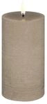UYUNI Lighting LED-Kerze Pillar LED-Kerze Rustic sandstone 15cm