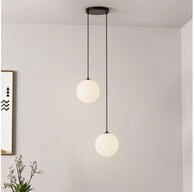 HOME DELUXE Deckenleuchte H&auml;ngeleuchte, Kugelf&ouml;rmige Lampenschirme,...