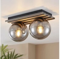 GLOBO LIGHTING LED Deckenleuchte, Leuchtmittel inklusive, Warmwei&szlig;, LED Deckenlampe