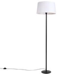 Qazqa Stehlampe Simplo, ohne Leuchtmittel, Warmwei&szlig;, QAZQA Stehlampe, e27,...