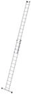 PROREGAL&reg; Schiebeleiter Sprossen-Schiebeleiter 2-teilig mit Standard-Traverse