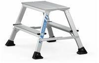 Zarges Trittleiter Zarges XLstep P - Podest breit 2 x 2 Stufen
