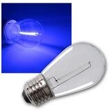 Kanlux Lichterkette E27 Lichterketten-Birne ST45 blau 0,9W 230V 8lm
